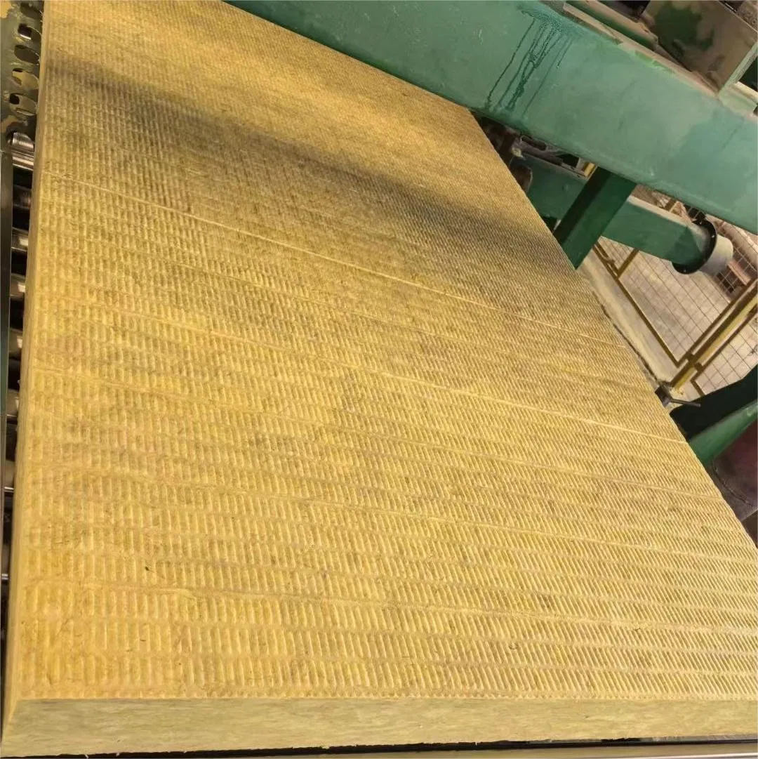Sound Absorption Basalt Rock Wool Insulation Rockwool Board with CE for Thermal Building Material Sandwich Panel Exterior Wall