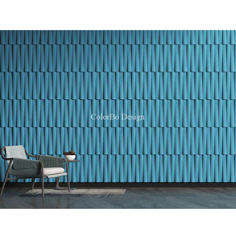 Noise Control Decor. 3D Polyester Fiber Acoustic Panels for KTV