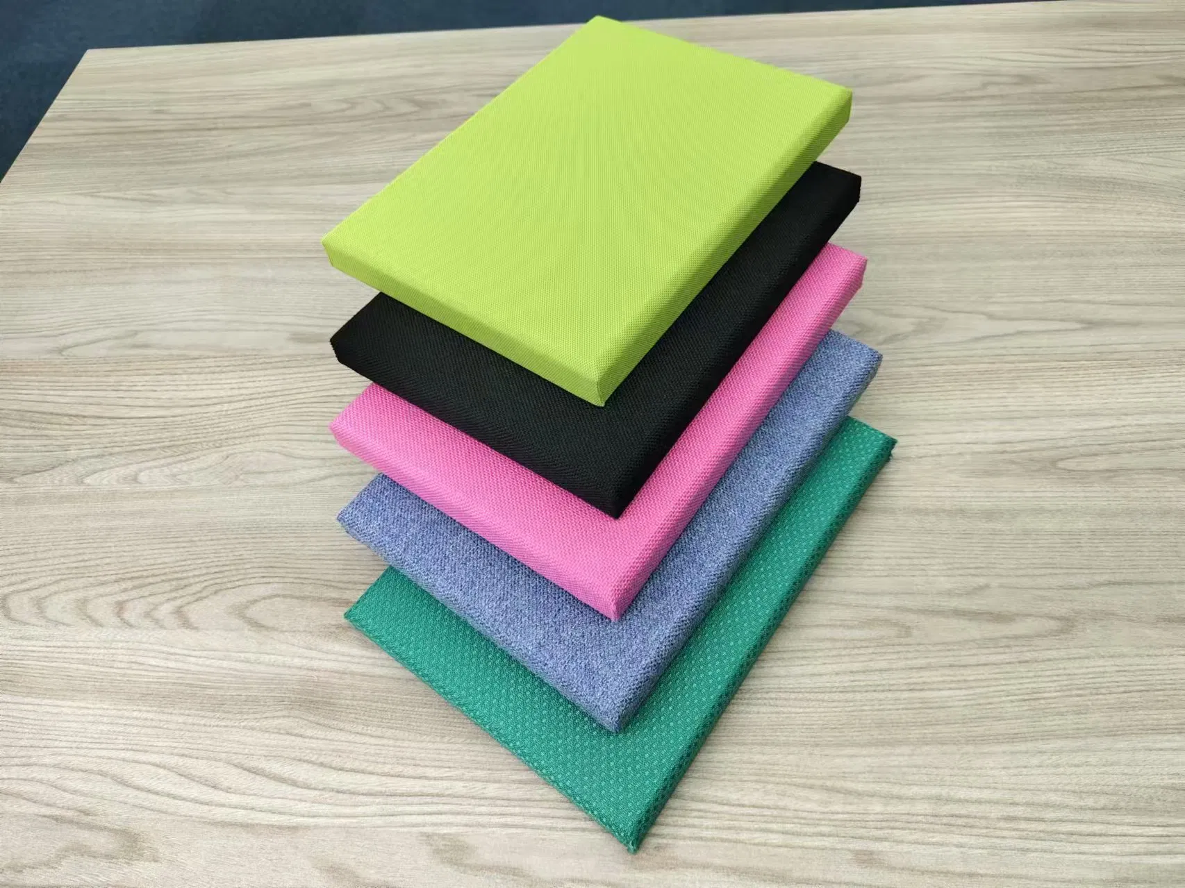 Fabric Wrapped Cloth Covered Fiberglass Acoustic Wall Panel for Gym and Sports Center