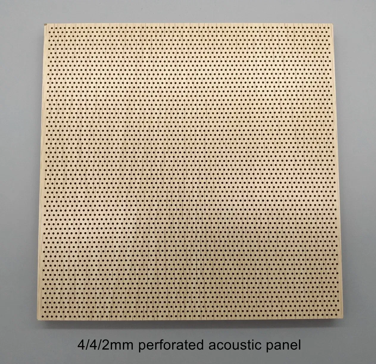 4/4/2mm Perforated MDF Decorative Acoustic Wall Panels Conference Hall Soundproof Board