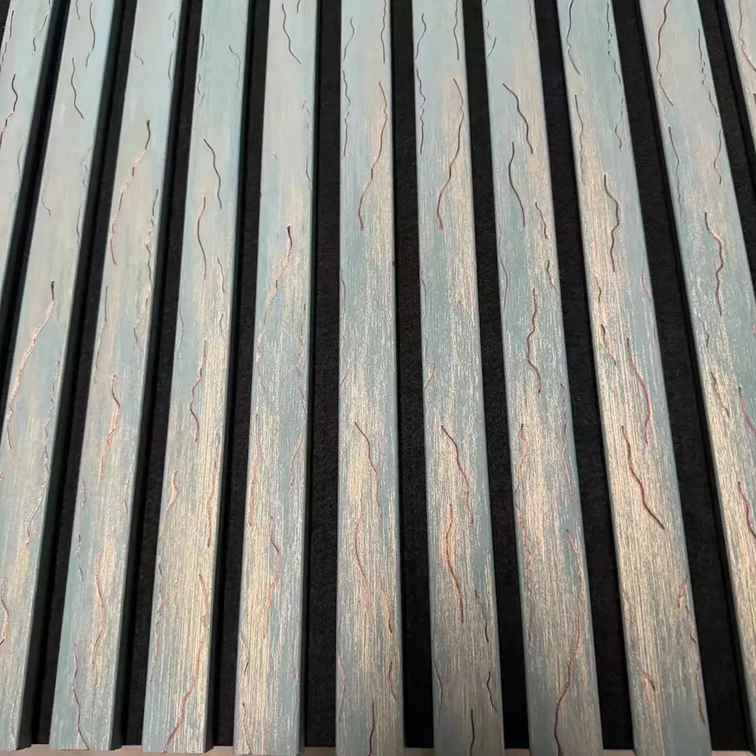 Construction-Decoration Soundproof Diffuser Panel 3D Fabric Wood Acoustic Wall-Panels