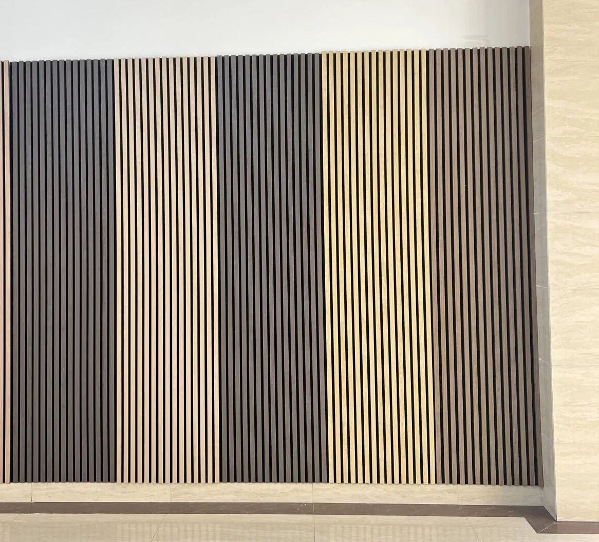 Building Material Foam Sound Absorbing Board Wood Veneer Slat Panels