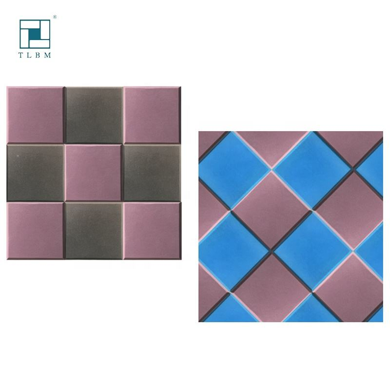 Square Music Studio Sound Proof Cubicles Soundproofing Home Theater Fabric Wrapped Acoustic Panels