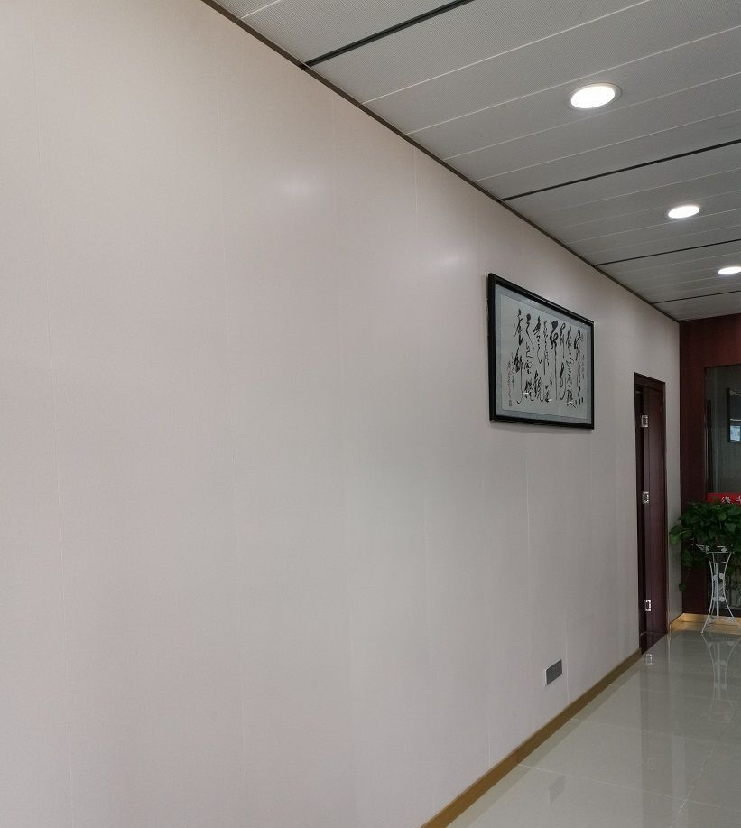 Prefabricated Wood Pattern Aluminium Perforated Acoustic Wall Panel Sound Absorption