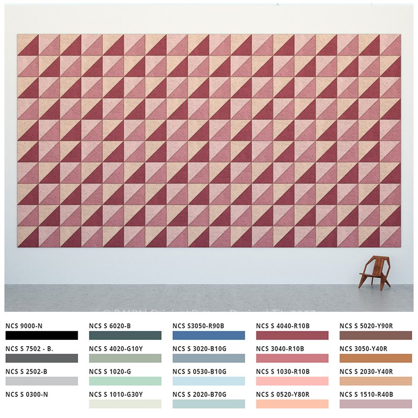 Colorful Sound Control and Eliminate Noise Wall Finish Wood Wool Acoustic Panels for Interior