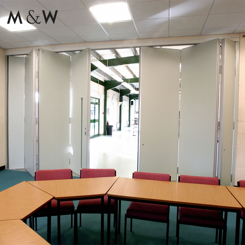 M&W Sliding Folding Wall Partition Soundproof Movable Partition Wall Office Acoustic