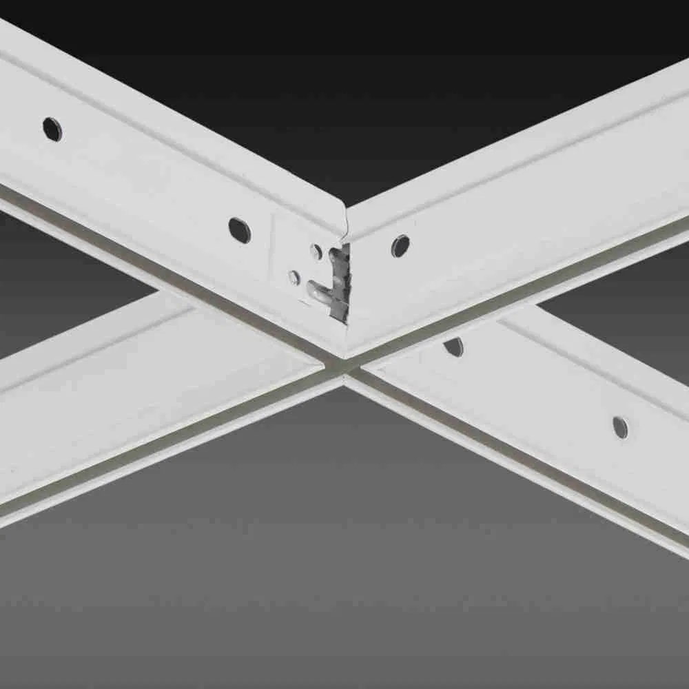 Manufacturer High Quality False Ceiling Material Black Line Ceiling T Grid for Interior Decoration New Building Materials T Bar