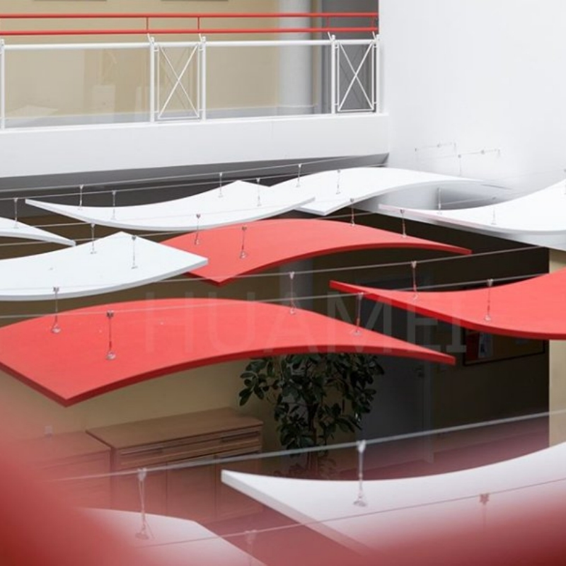 Sustainable Fiberglass Acoustic Clouds with 0.9 Nrc for Lively Talk