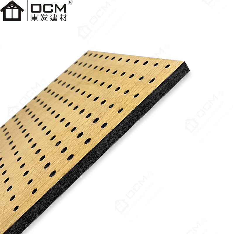 Wood Diffuser Sound Proof Absorption Wall Noise Reduction Perforated Acoustic Panel