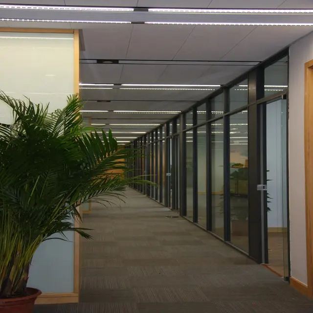 High-Grade Acoustic Isolation Office Wall Partition Interior Decorative Conference Room Division Glass Wall