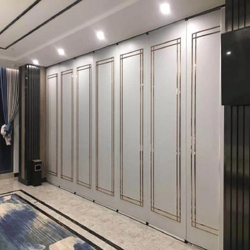 Conference Hall Mobile Wall Partitions Folding Room Soundproof Acoustic Partition Walls for Hotel