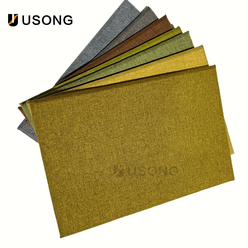 The Soundproof Acoustic Panel Is Decorated with Polyester Fiber Felt-Wrapped Fabric