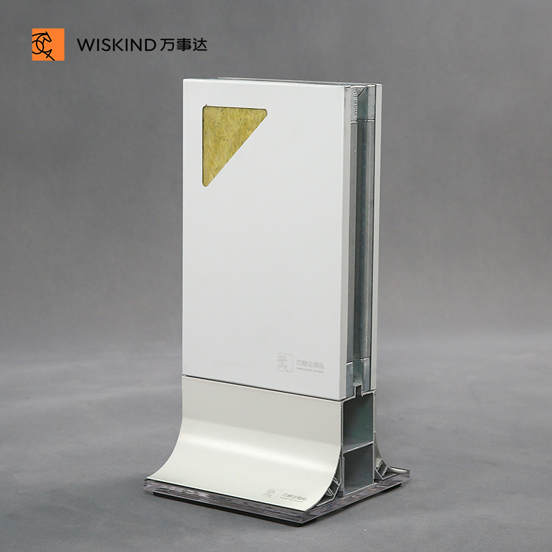 50mm/75mm/100mm Rockwool Cleanroom Sandwich Wall Panel System for Pharmaceutical Cleanroom