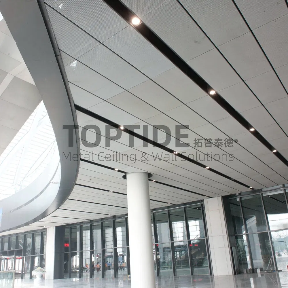Building Wall Ceiling Decorative Materials Metallic Suspended Ceiling System Prices