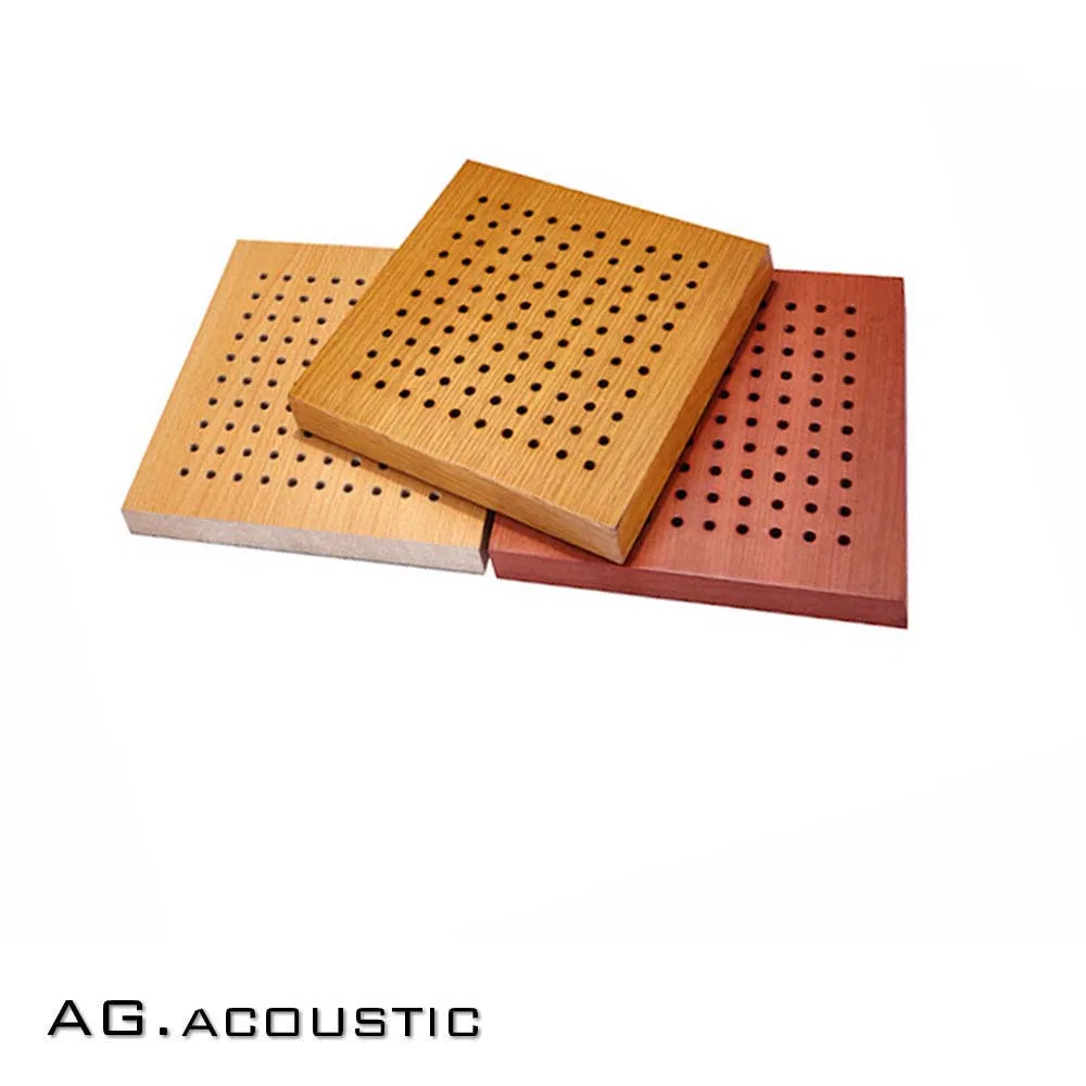 AG. Acoustic Free Sample Decorative Material Perforated Wooden Wall Panels