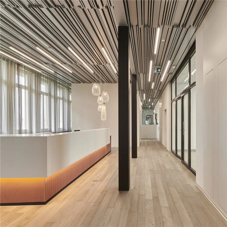 Modern Metal Ceiling Design Aluminum Multi Panel U Baffle Ceiing System