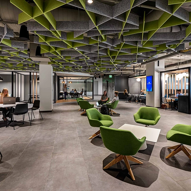 100% Polyester Fiber Sound Absorbing Panel Acoustic Wall Panel Polyester Acoustic ceiling Panel