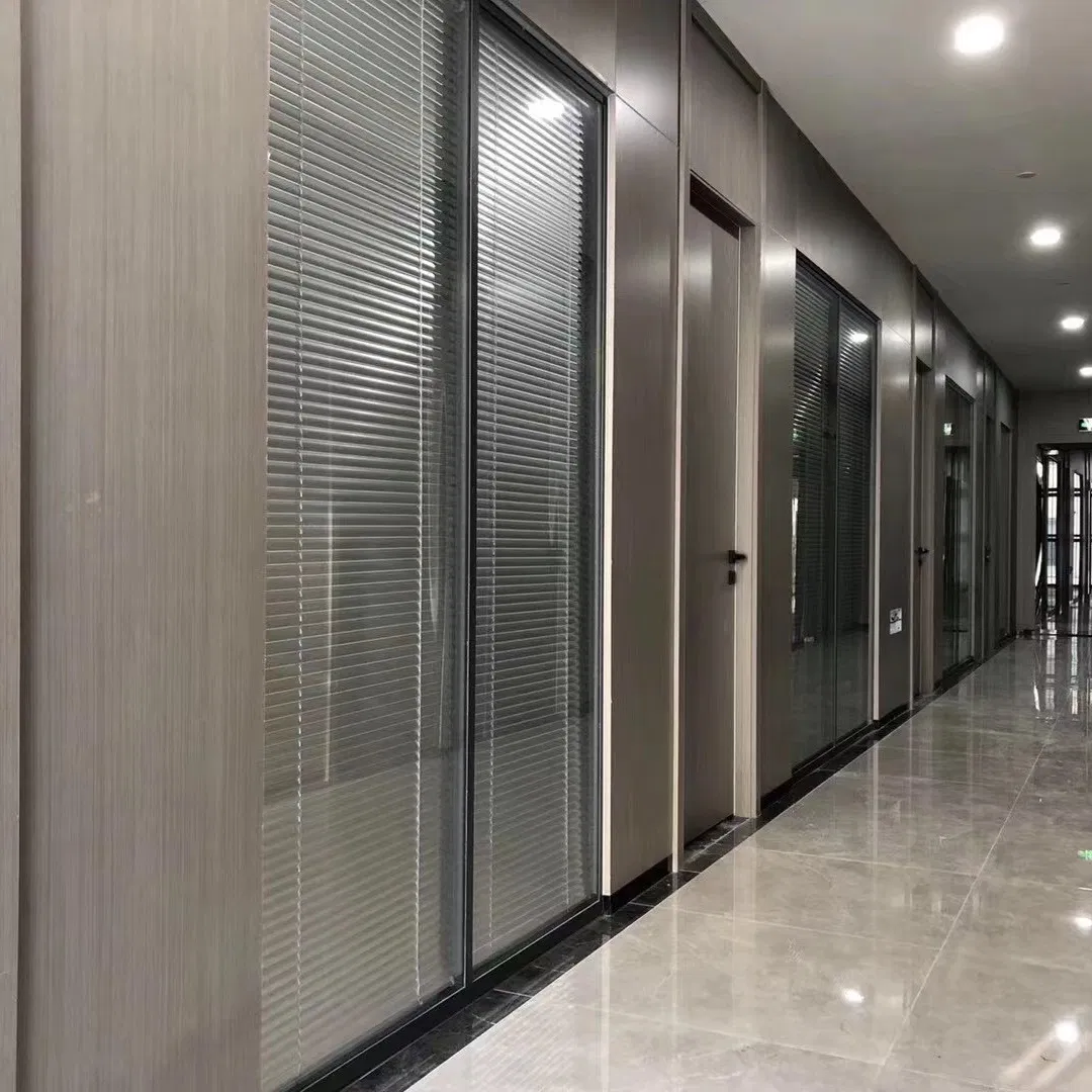 Factory Wholesale Glass Price Wall System Aluminum Modern Office Workstation Fold Movable Room Acoustic Soundproof Exhibition Center Partitions