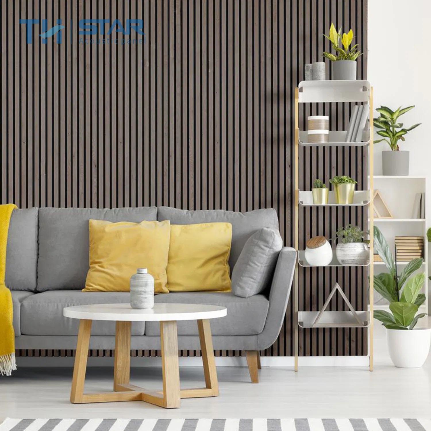 Customized Grille Wood Strip Anti-Collision Insulation Board Sound Insulation Board