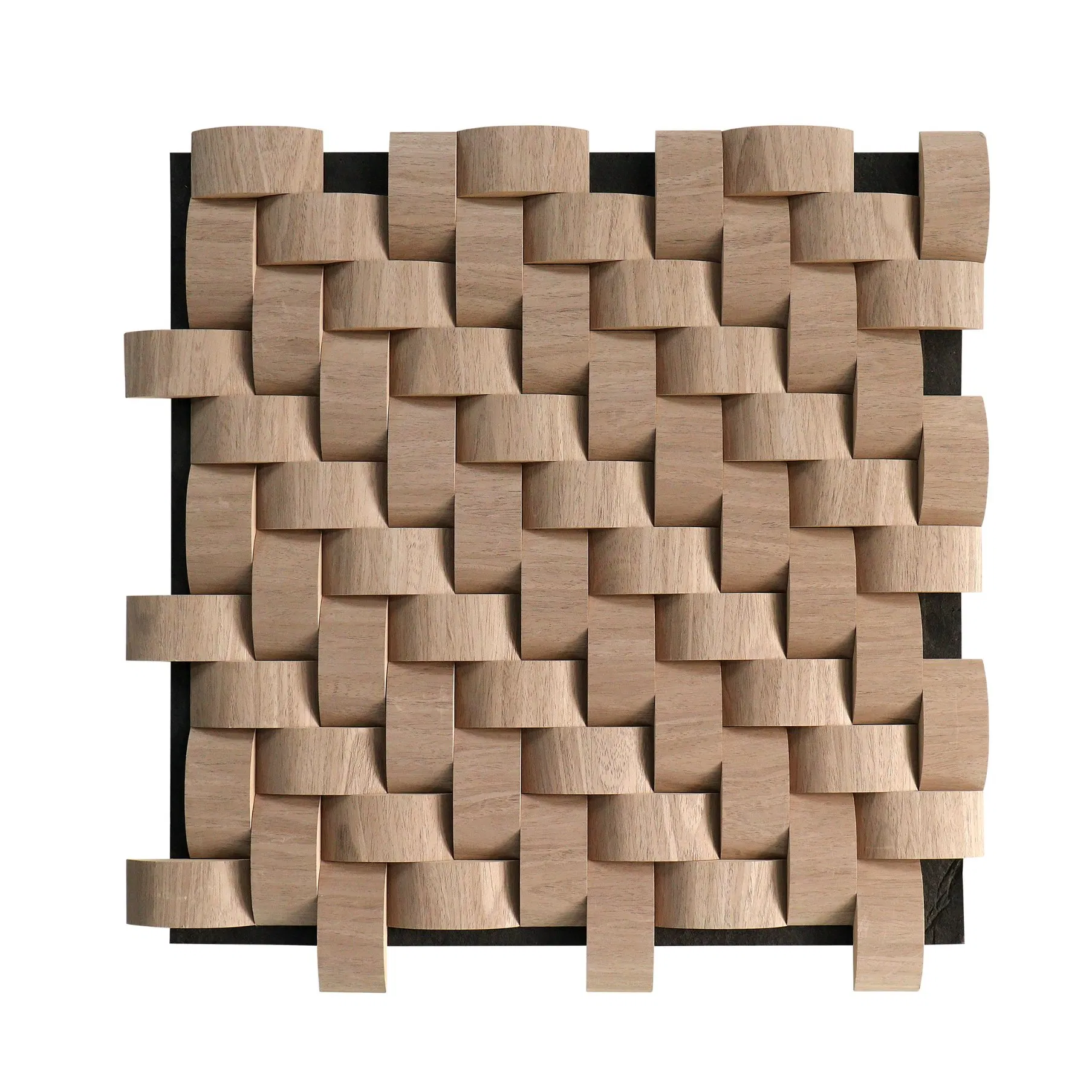 Customized Color Wooden Acoustic Panels Wood Slat Paneling 3D Soundproof Wall Panels
