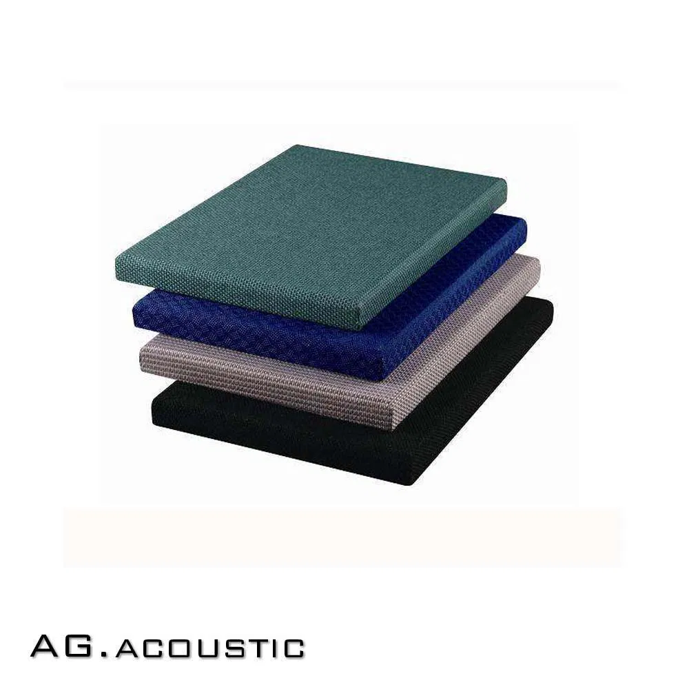 AG. Acoustic Fabric Wrapped Thickness 25mm Fiberglass Board Soundproofing Wall Panels for Stadium