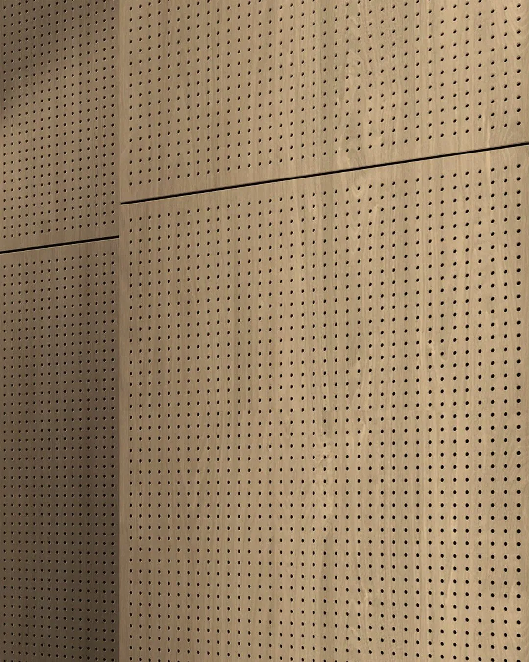 4/4/2mm Perforated MDF Decorative Acoustic Wall Panels Conference Hall Soundproof Board