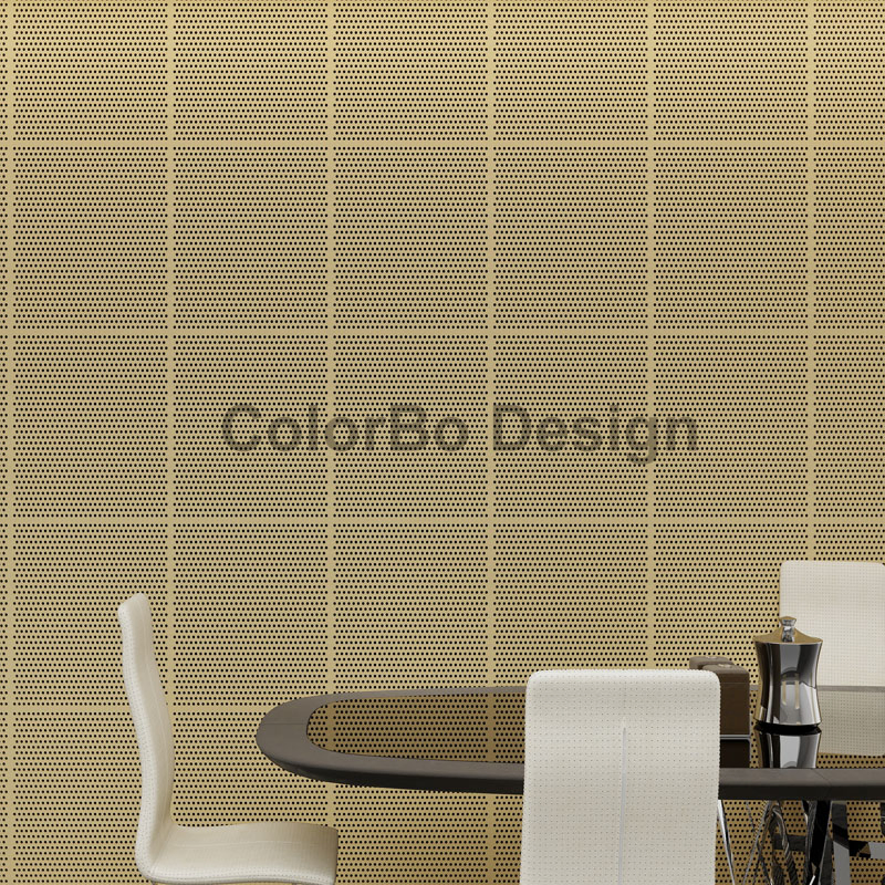 Stylish Perforated Wood Panels for Acoustic Sound Control