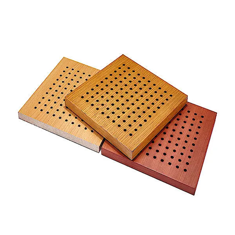 Customizable Slat Perforated Acoustic Panel with MDF or Aluminum Composite Core for Gymnasium Wall Panel