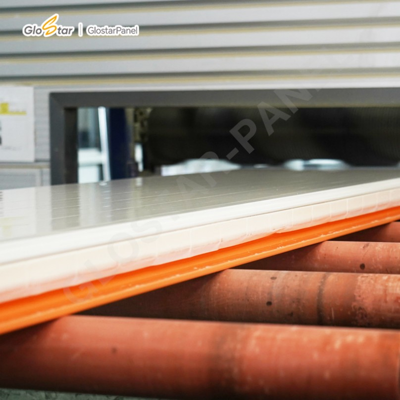 Prefabricated Factory Wall &amp; Roof PU Rock Wool Sandwich Panel System