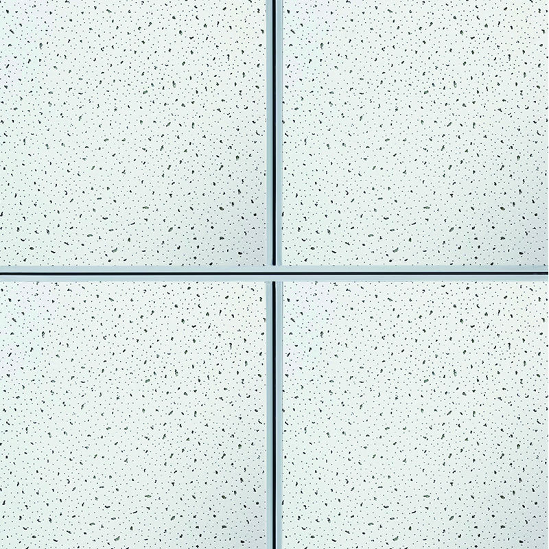 Kente Top Selling White Acoustic Ceiling Panels Beautiful Pattern Square Fireproof