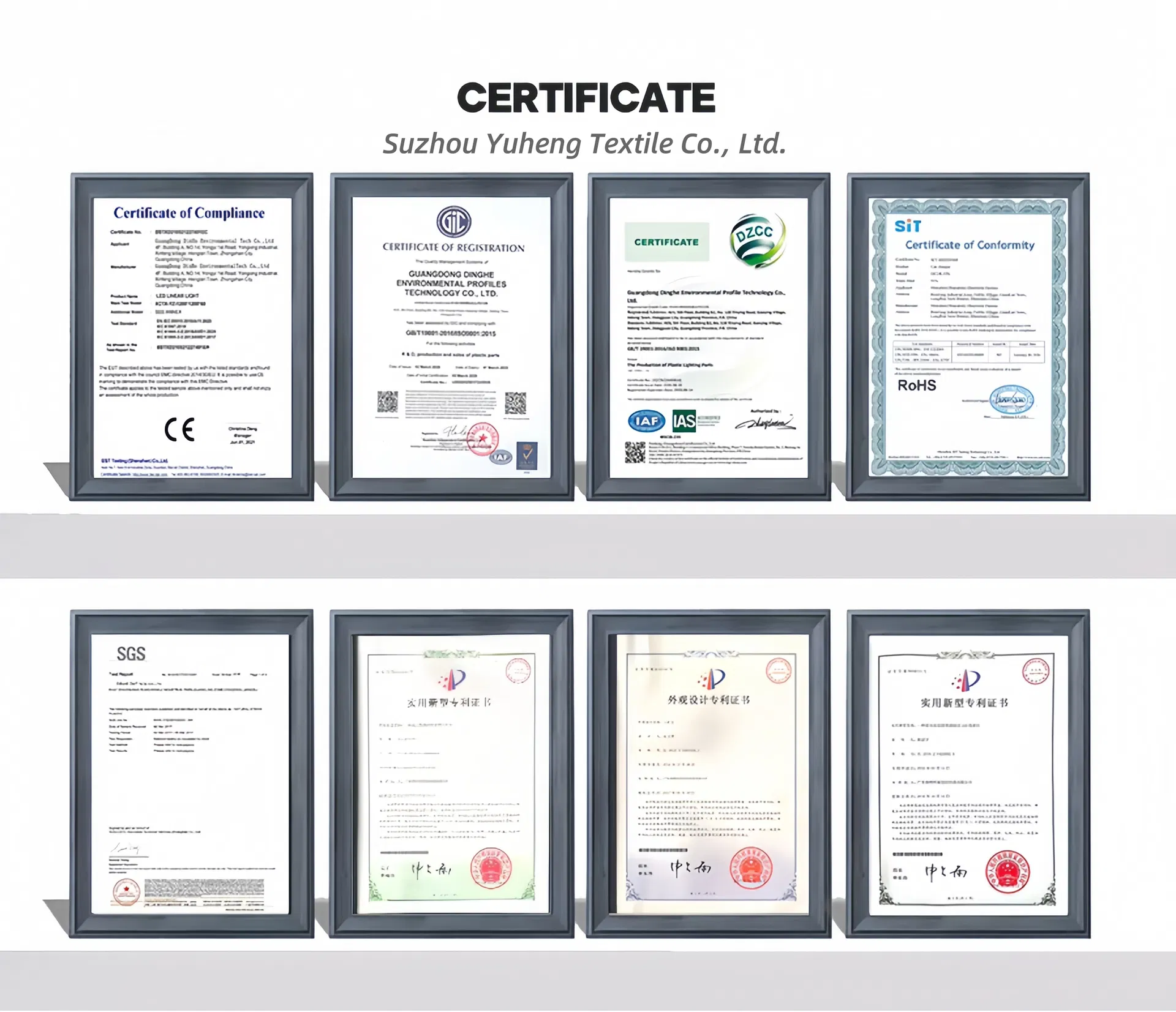 Certifications