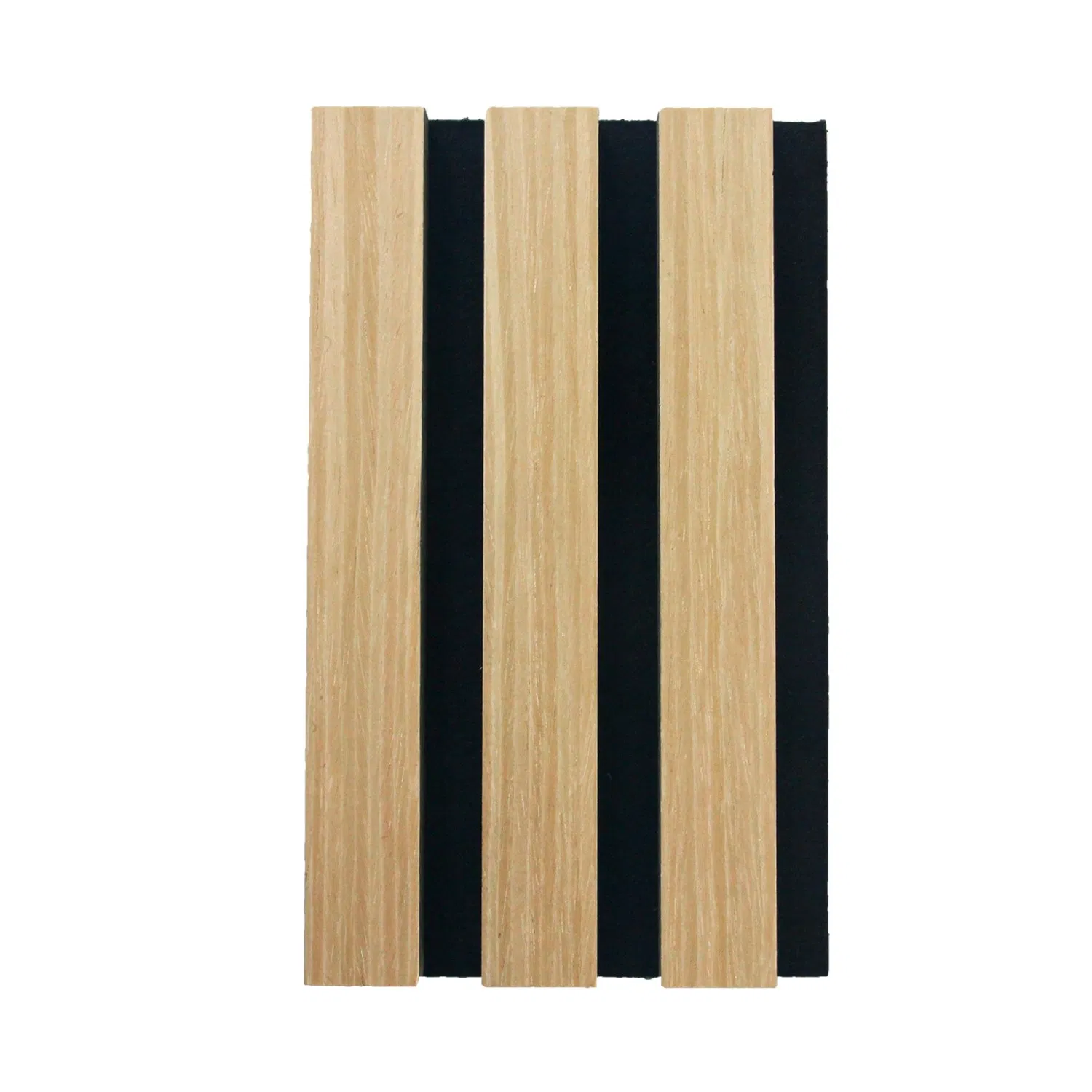 Sound Absorbing Eco Friendly Wooden Veneer MDF Slats Acoustic Panel Wood Foam Pet Backing for Walling and Ceiling