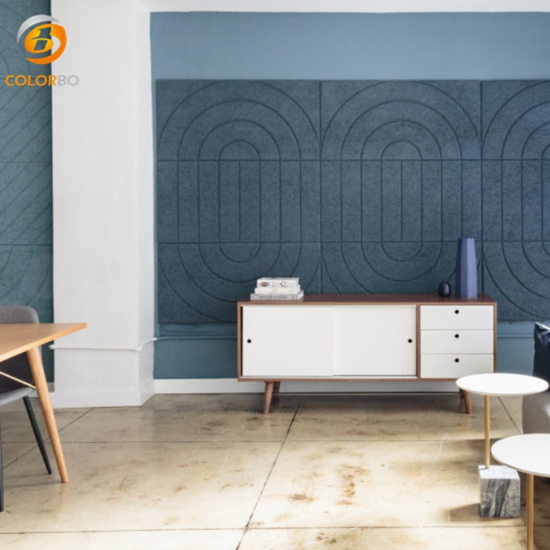 V Groove Environmental Protection Wood Wool Sound Insulation Board