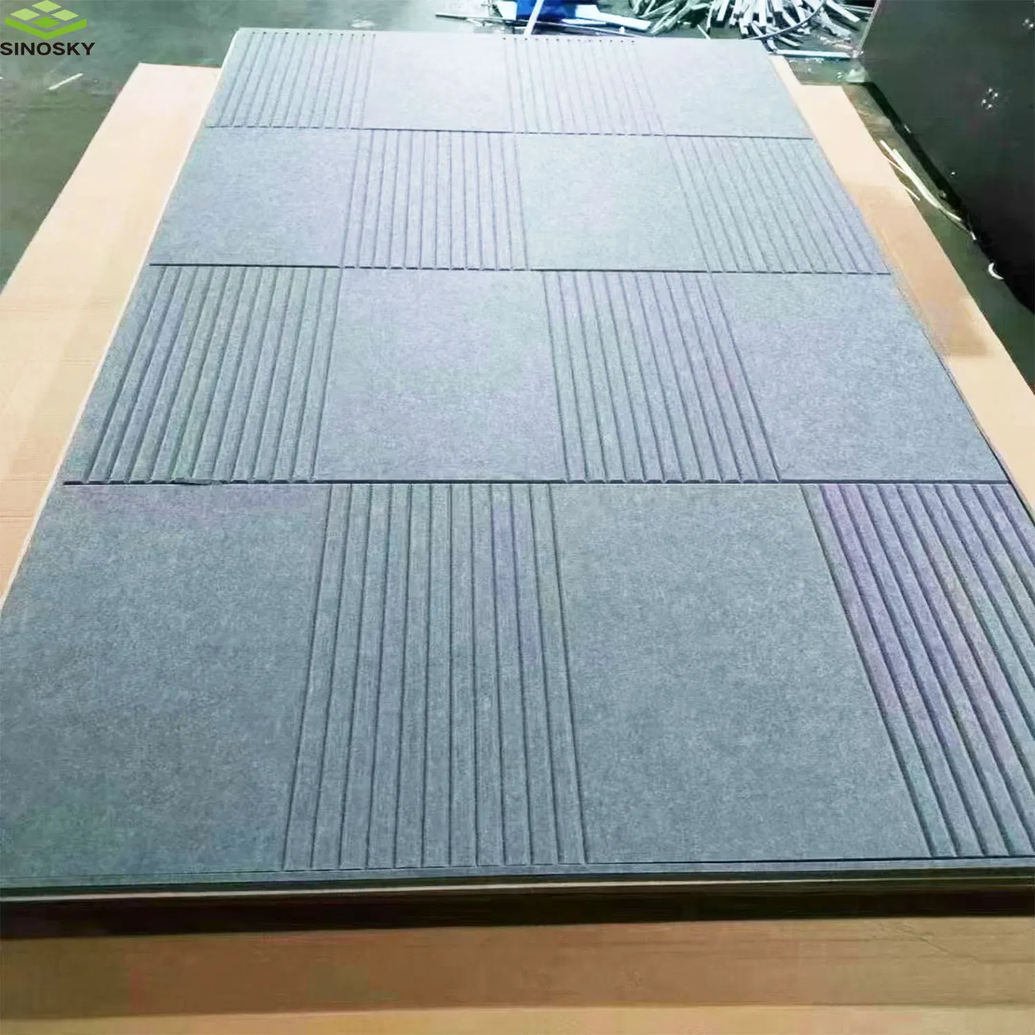 Sound Isolation Design Polyester Fiber Felt Acoustic Panel for Home Studio Wall Ceiling Door