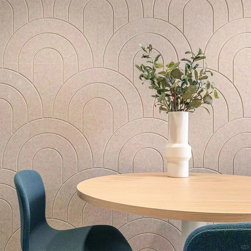 12mm Thick Polyester Fiber Acoustic Panels Studio Sound Absorption