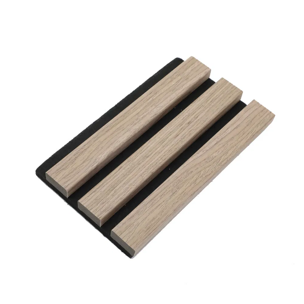 Custom Grille Wood Slats Wall Board Sound Insulation Board CE Certification