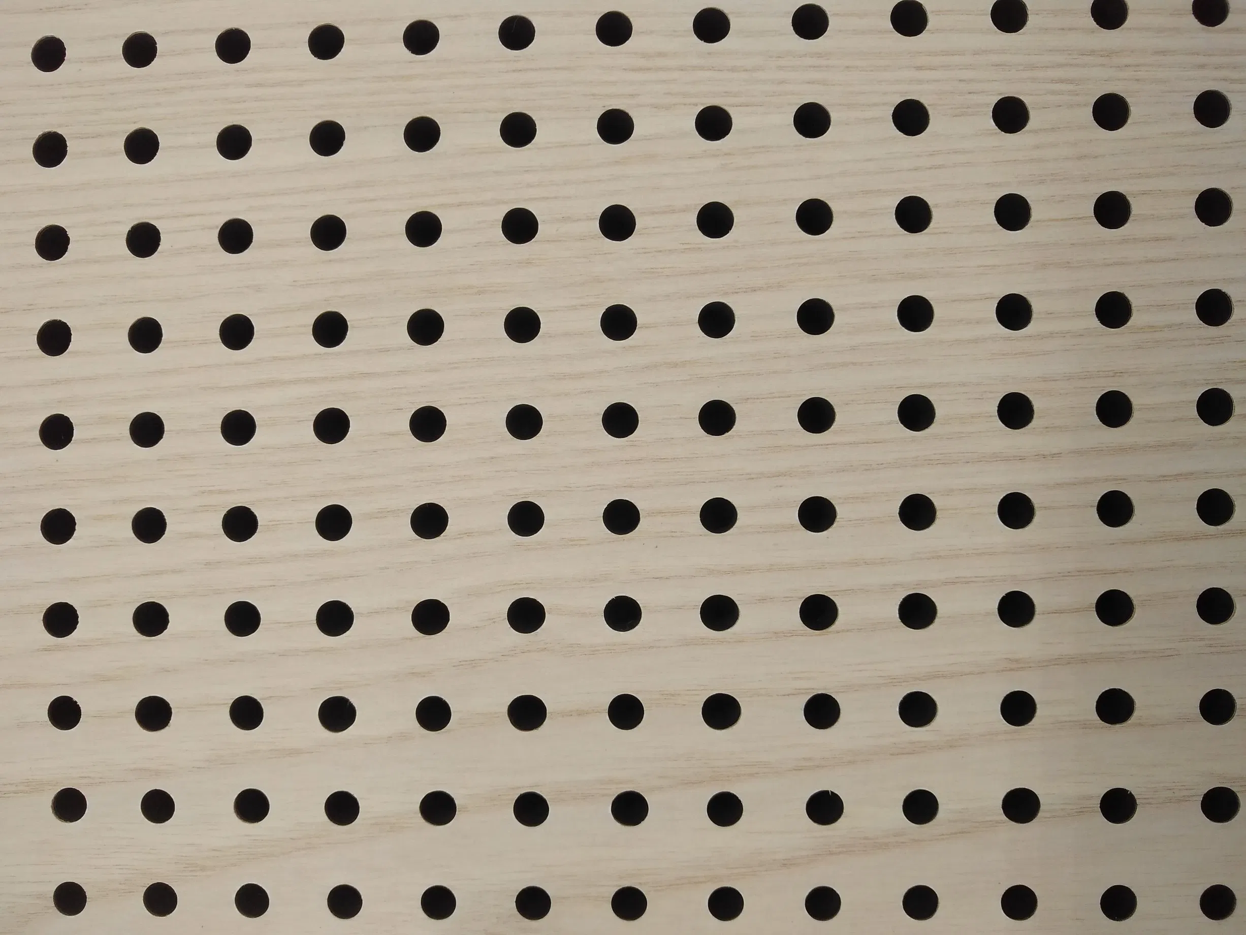 Walnut veneer 16/16/6mm perforated acoustic panel metro station ceiling sound asorbing board