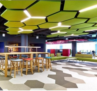 for Sound Isolation Positioned in Studios Straightforward Acoustic Clouds with Attractive Look Nrc≥ 0.9