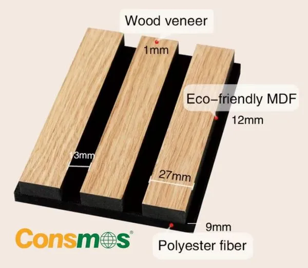 MDF Panel with Acoustic Fabric