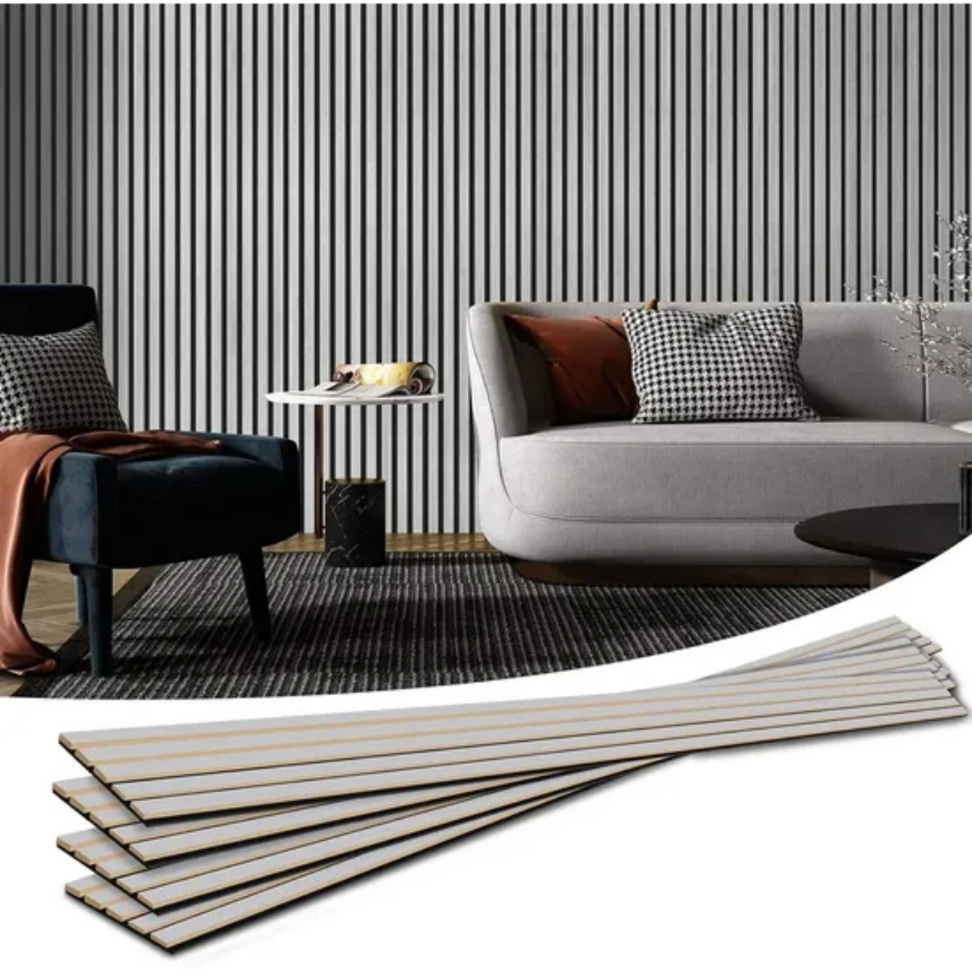 Narrow Stile Acoustic Wall Panel Designed for Installation Between Windows and Doors in Modular Building Systems