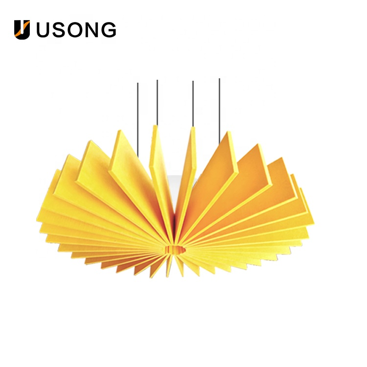 Usong Quality New Style Acoustic Decoration Studio Ceiling Acoustic Lampshade