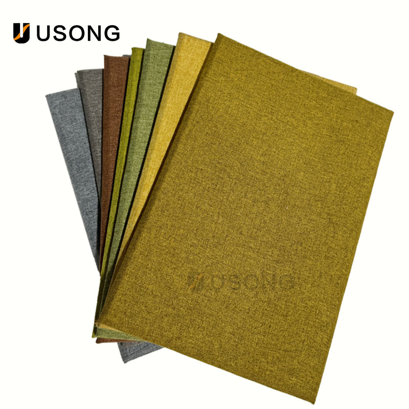 The Soundproof Acoustic Panel Is Decorated with Polyester Fiber Felt-Wrapped Fabric