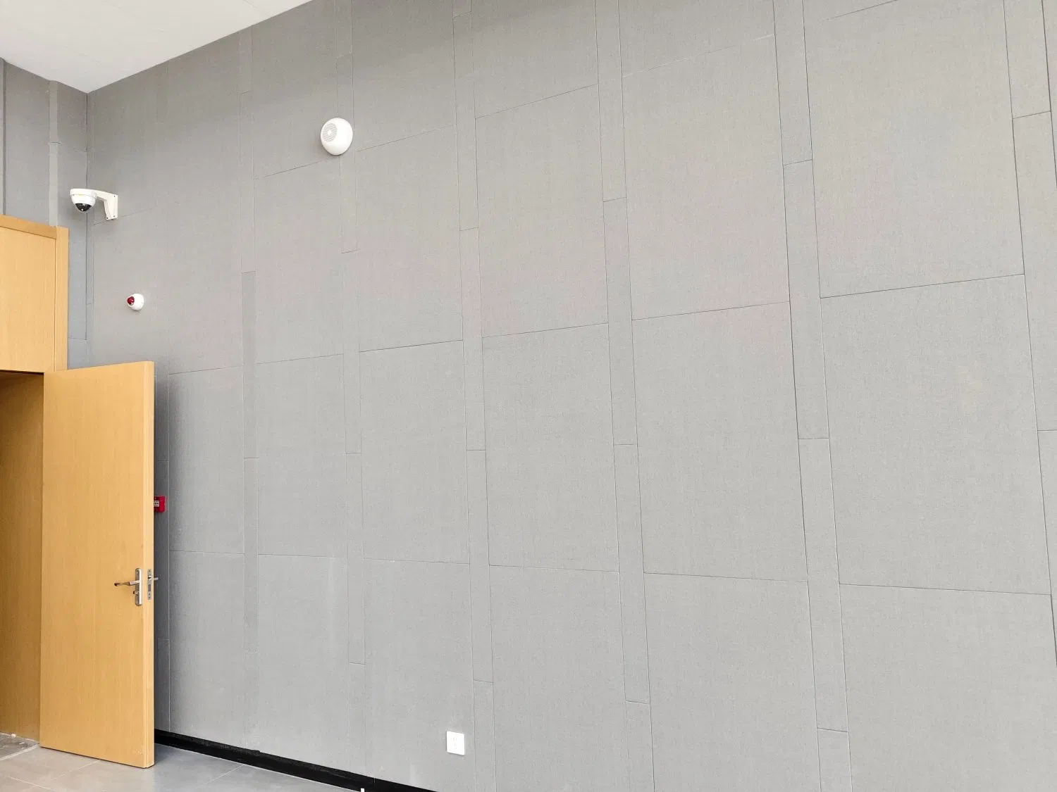 Fabric Wrapped Cloth Covered Fiberglass Acoustic Wall Panel for Gym and Sports Center