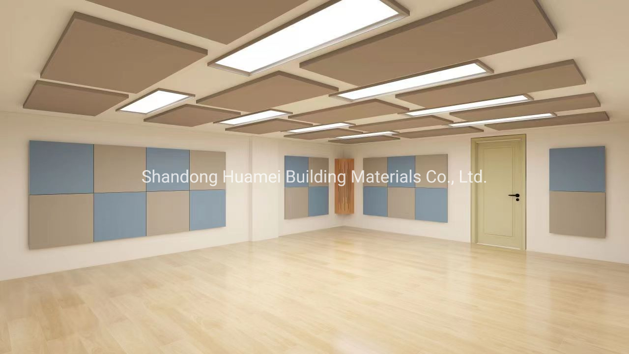 Acoustic Fiber Hanging Baffles Acoustic Clouds