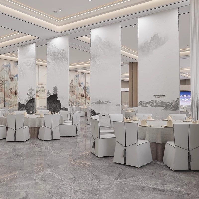 Office Partition Top Hanging Acoustic Room Dividers Conference Folding Movable Partitions Price