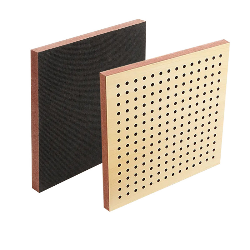 Customizable Slat Perforated Acoustic Panel with MDF or Aluminum Composite Core for Gymnasium Wall Panel