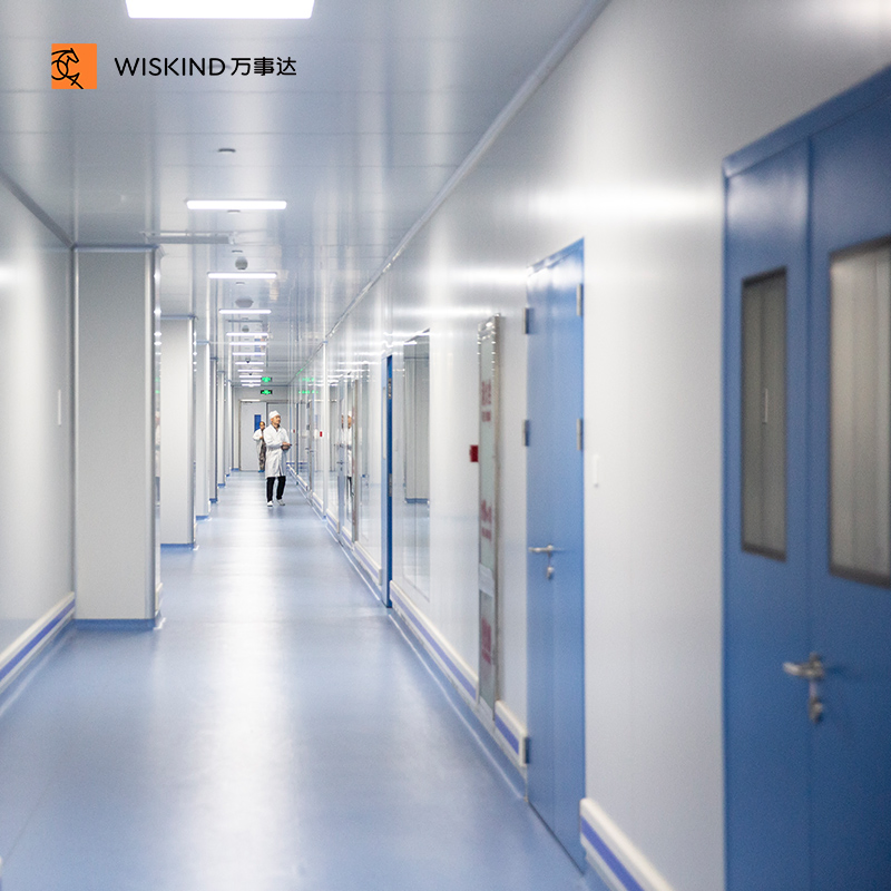 50mm/75mm/100mm Rockwool/Paper Honeycomb/Aluminum Honeycomb/EPS/PU Sandwich Wall Cleanroom System for Food