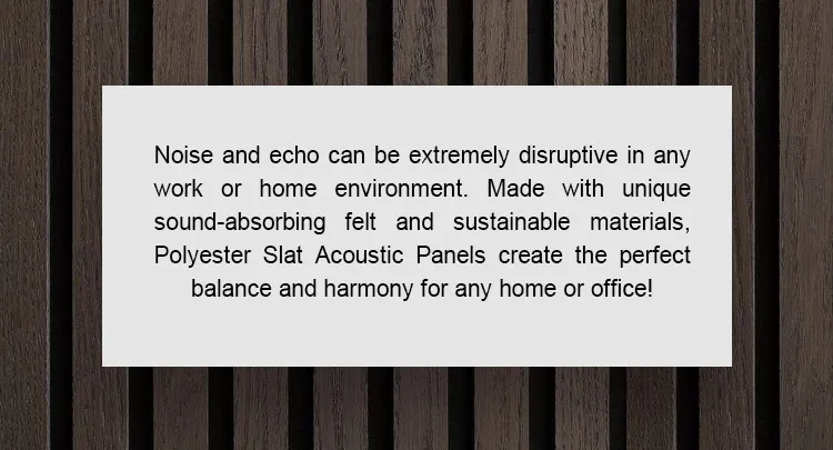 Slat Wooden Acoustic Panels