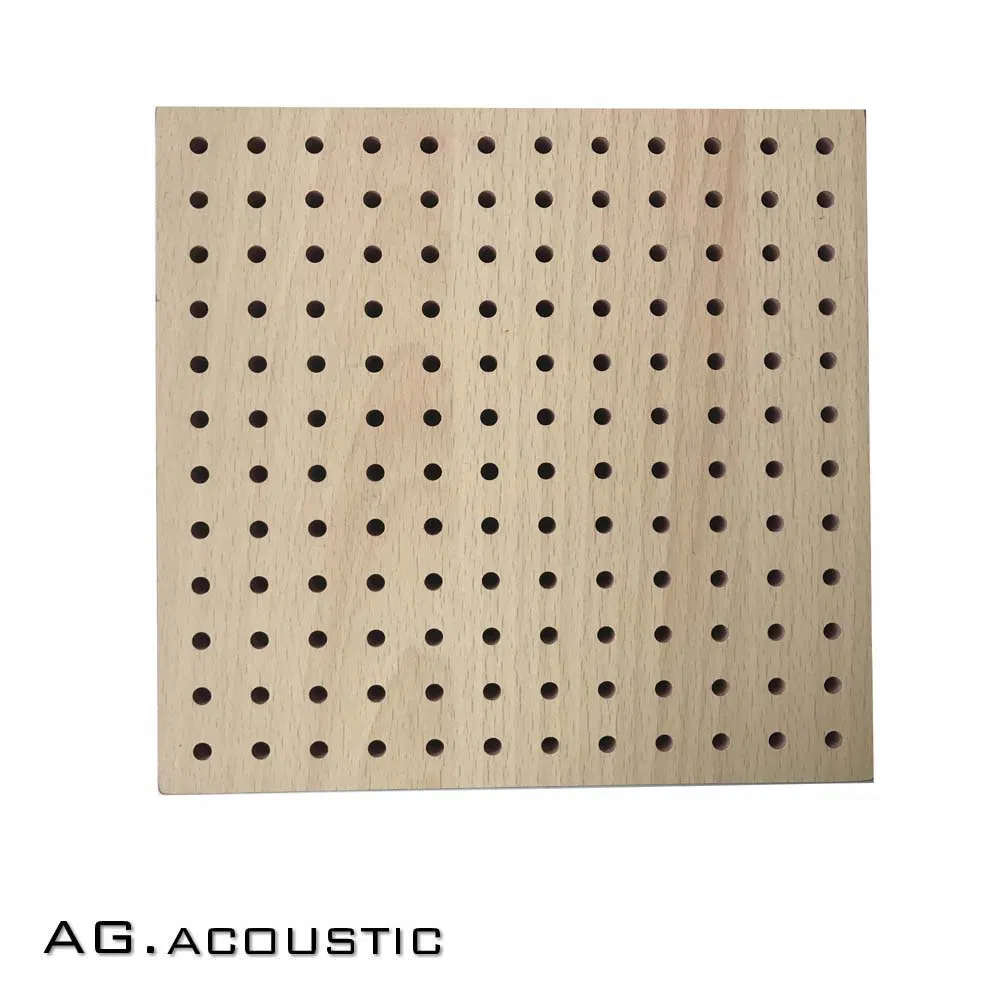AG. Acoustic Free Sample Decorative Material Perforated Wooden Wall Panels