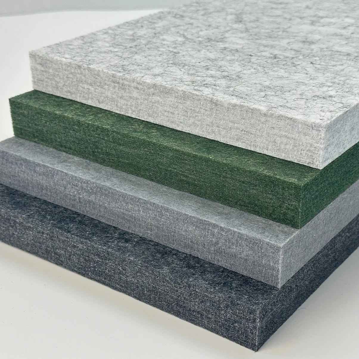 24mm Pet Felt Acoustic Panel with Aluminum Frame Edge Trim Wall Mount Kit Professional Acoustic Treatment Building Decorative Wall Material